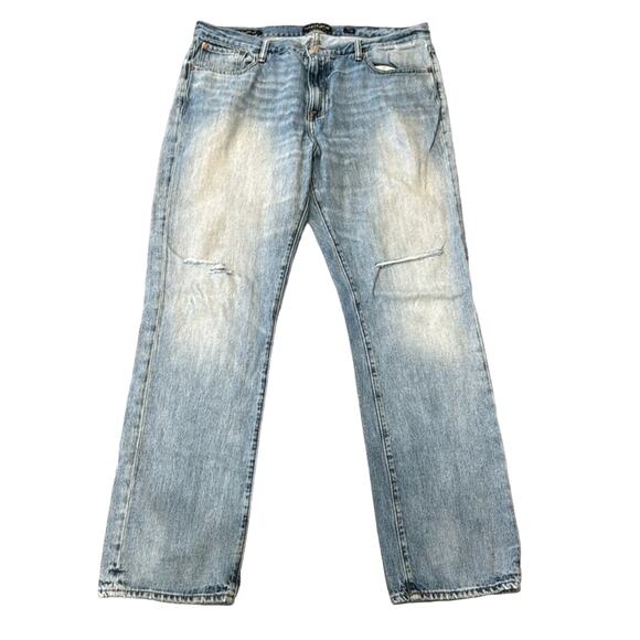 Lucky Brand Men's 410 Athletic Fit Slim Straight Jean Medium Wash Size 34x32 - Picture 2 of 9